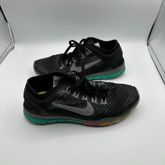 Nike Free TR Connect Womens Size 7.5 Training Shoes Black 555165-001 Running - Picture 1 of 7